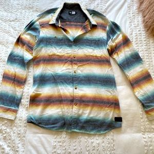 Men’s Ripcurl XL Slim Fit Flannel Style Button Up